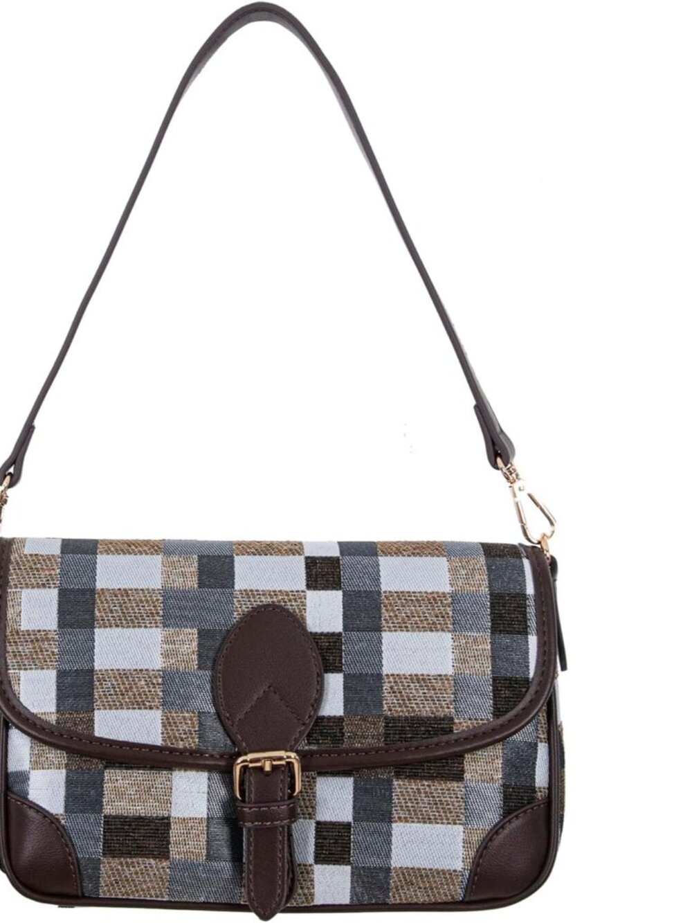 Crossbody Bags for Women Satchel Bags Zipper Closure Patchwork Handbags with 2 R